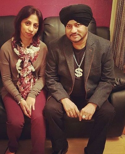 Balwinder Safri with his second wife