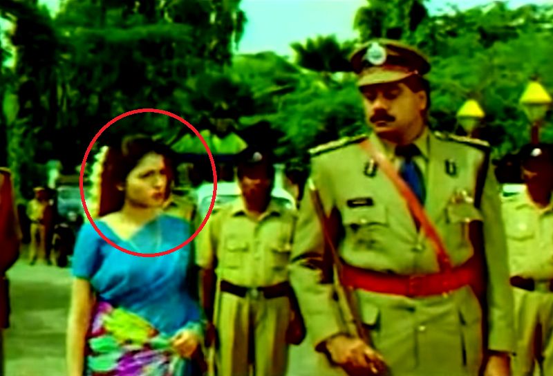 Bhagyashree in the film 'Yuvaratna Rana' (1998)