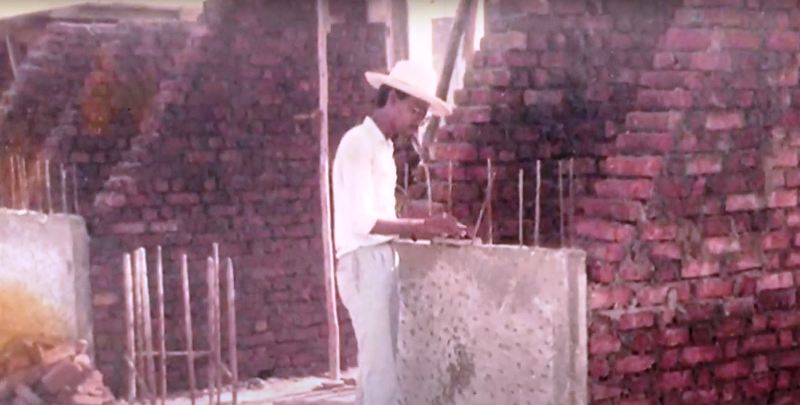 Chandrashekhar Guruji working as a civil engineer