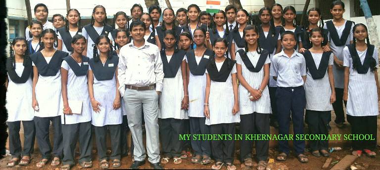 Dinesh Sir with his students 