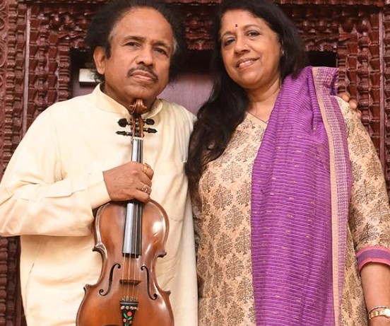 L Subramaniam with Kavita Krishnamurthy