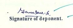 La. Ganesan's signature