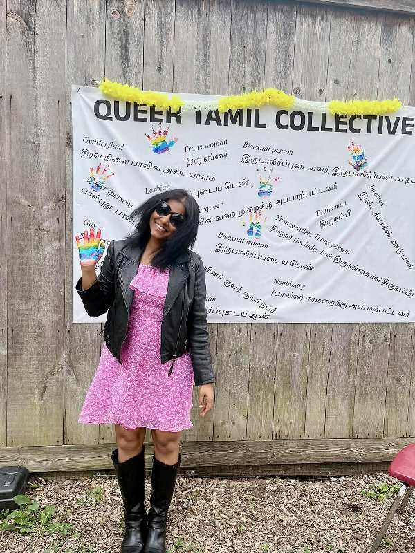 Leena Manimekalai supporting queer community