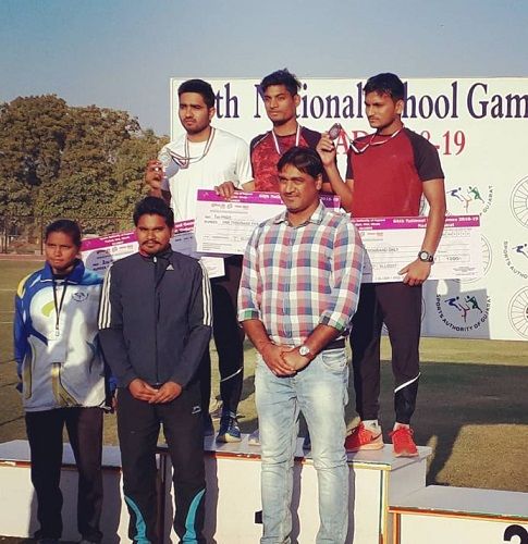 Rohit Yadav in the 64th National School Games