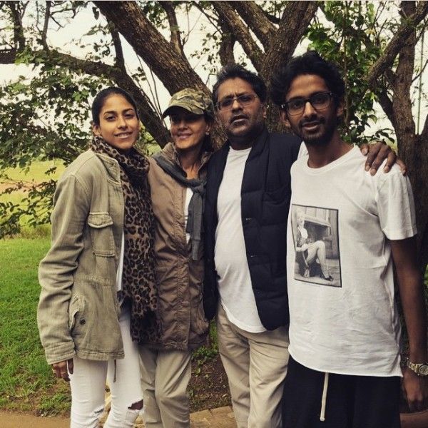 Alia Modi with family