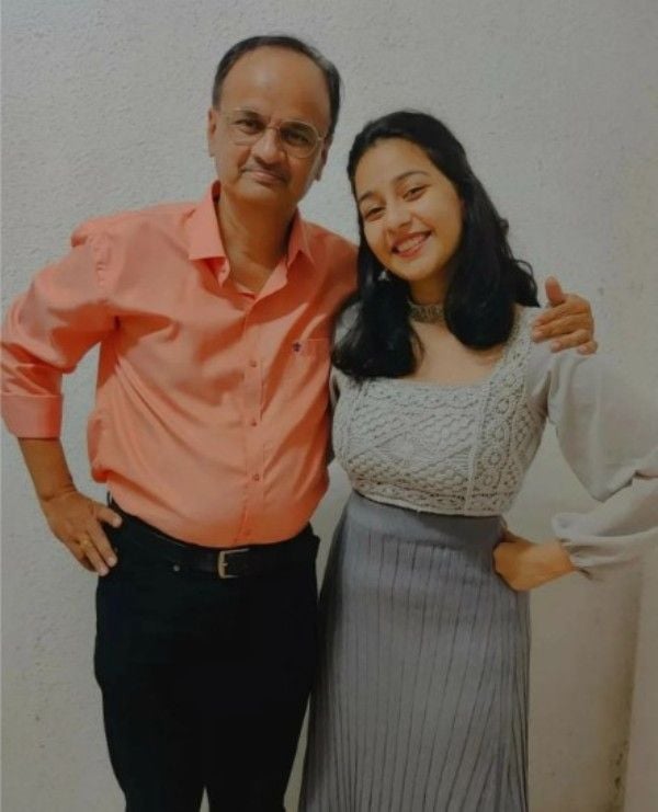 Rupal Nand with her father