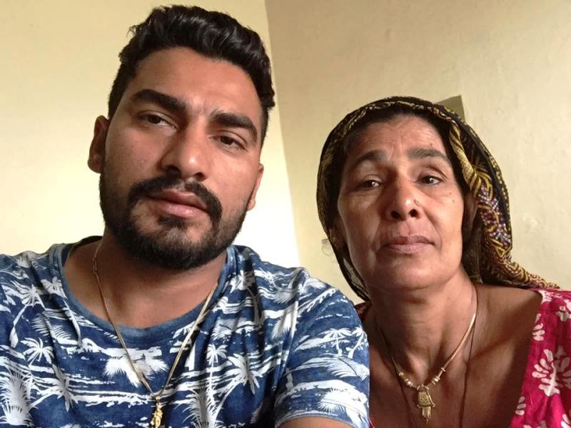 Shilpa Rani's brother Binder Danoda and mother