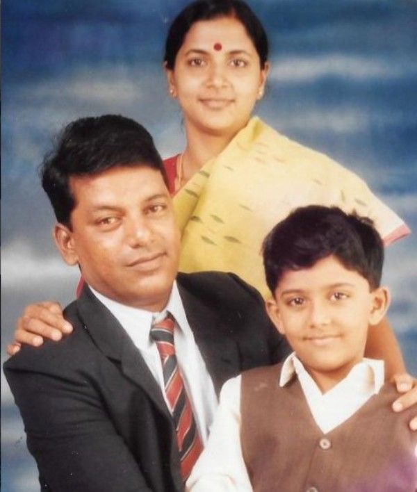 Tharun Bhascker's childhood image with his parents