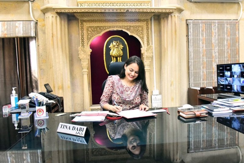 Tina Dabi joined as District Collector and Magistrate Jaisalmer on 6 July 2022
