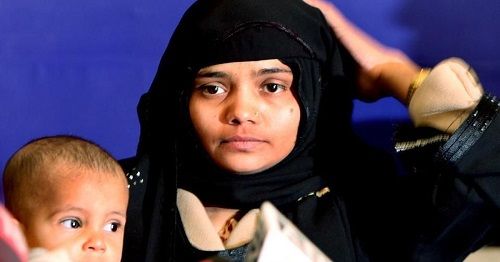 An old picture of Bilkis Bano