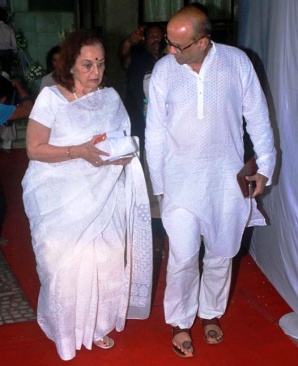 Deb Mukherjee with Amrit Mukherjee
