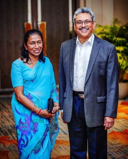 Ioma with Gotabaya Rajapaksa
