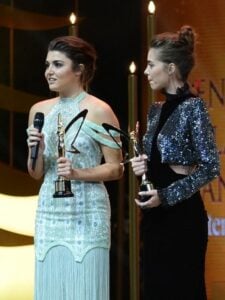 Hande Erçel at Golden Butterfly Awards