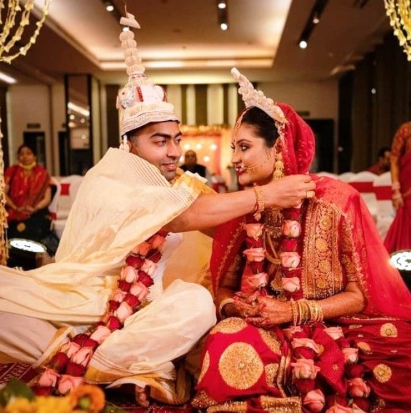 Harmeet Desai during his marriage ceremony
