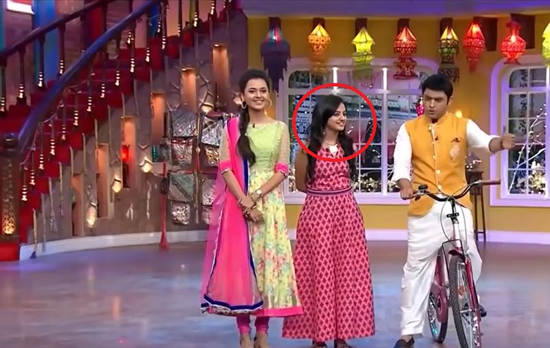 Helly Shah during her special appearance on the show Comedy Nights with Kapil (2015)
