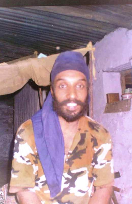 A photograph of Major DP Singh taken in Akhnoor in 1999