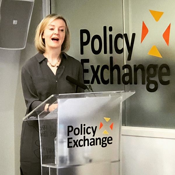 Liz speaking at the policy exchange about why freedom is the key to British success on 30 January 2018