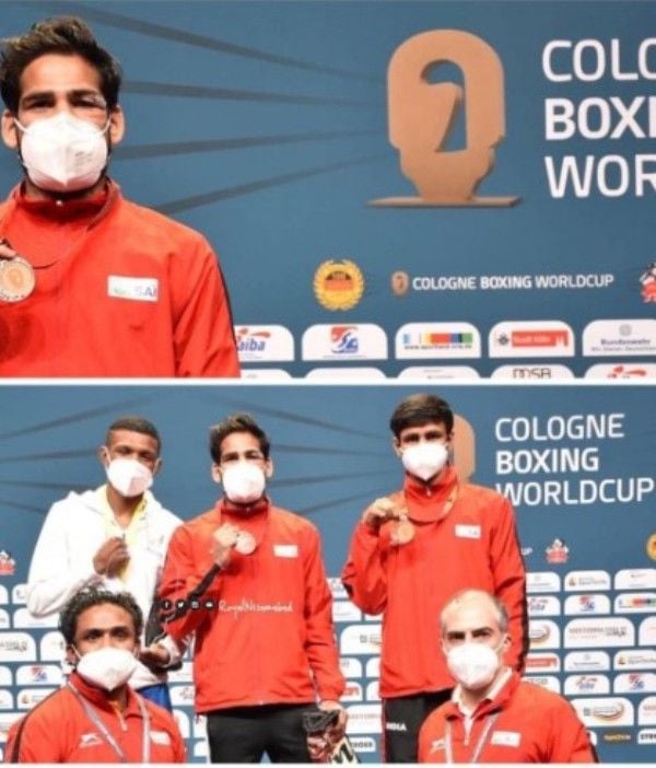 Mohammed Hussamuddin at the Cologne Boxing World Cup