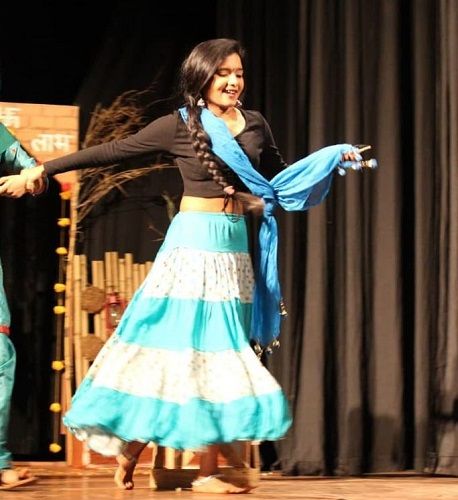 Pooja Pandey in a theatre play