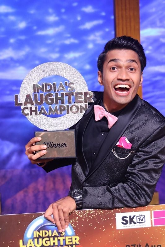 Rajat Sood after winning India’s Laughter Champion (2022)
