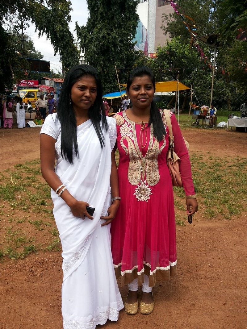 Rupa Rani Tirkey with her sister