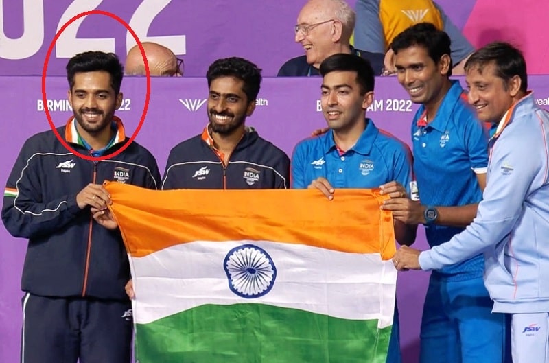 Sanil Shetty at the 2022 Commonwealth Games