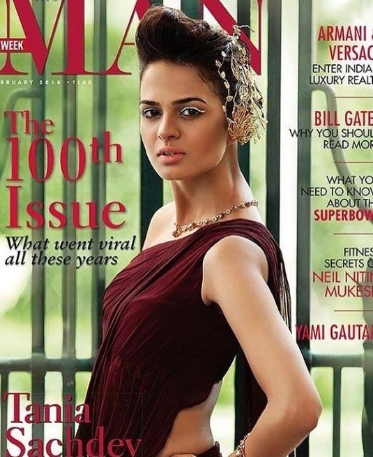 Tania Sachdev on the cover of a magazine