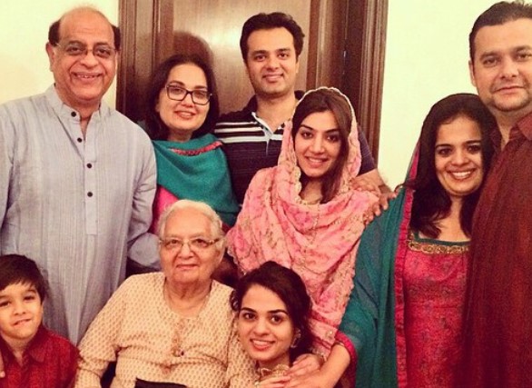 Tania Sachdev with her family