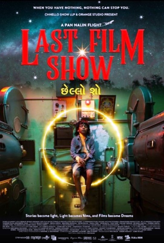 A poster of Chello Show (The Last Show) that was nominated for the 2023 Oscars