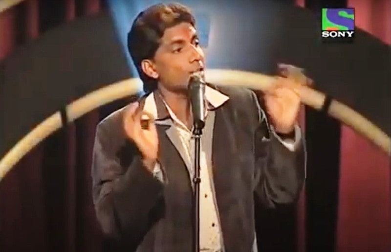 A still from Deepu Srivastava's standup comedy at Comedy Ka Badsshah - Hasega India