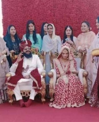Abbas Ansari's wedding photo