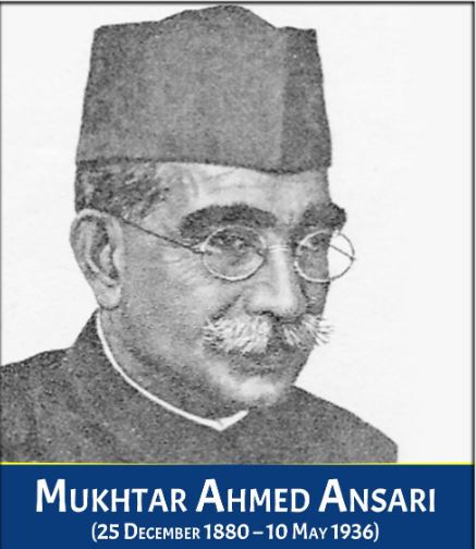 Abbas Ansari's great grandfather Mukhtar Ahmed Ansari