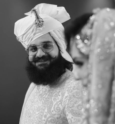 Abbas Ansari's wedding picture