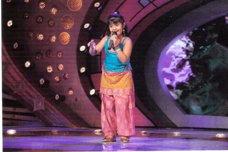 Antara Nandy in the reality show Sa Re Ga Ma Pa L’il Champs (2009)