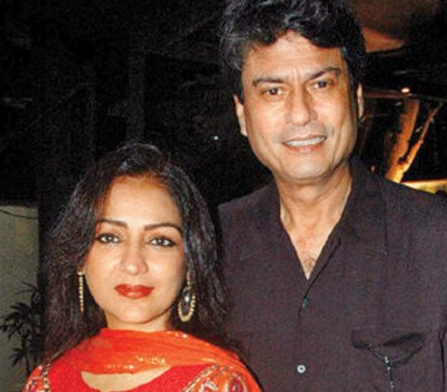 Anuradha Patel with her husband