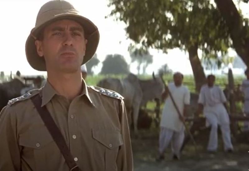 Barry John as Police Superintendent in the film 'Gandhi' (1982)