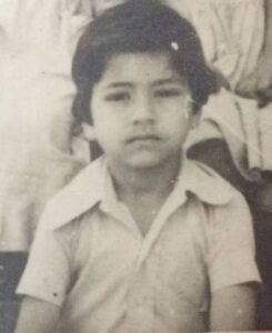 Childhood picture of Jaineeraj Rajpurohit