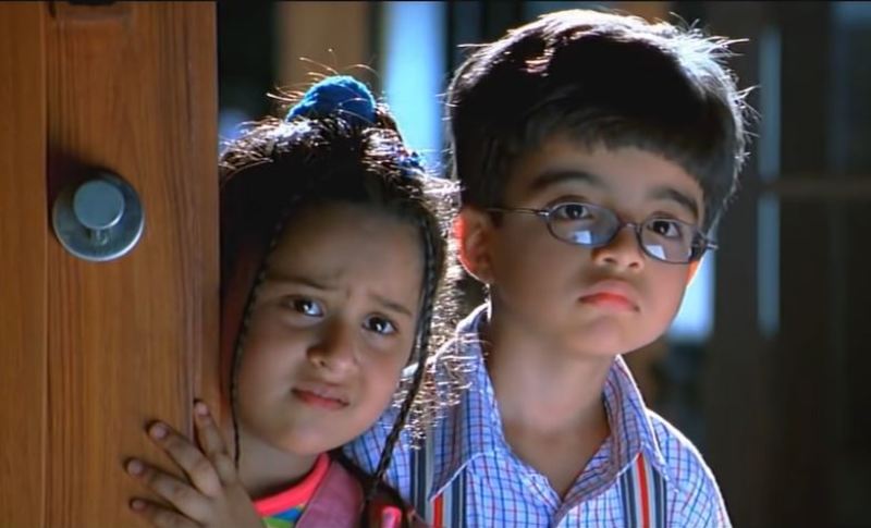 Chinky Jiaswal (left) and Dheirya Sorecha (right) - a still from the film 'Partner'