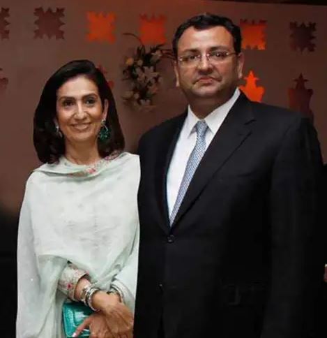 Cyrus Mistry with his wife
