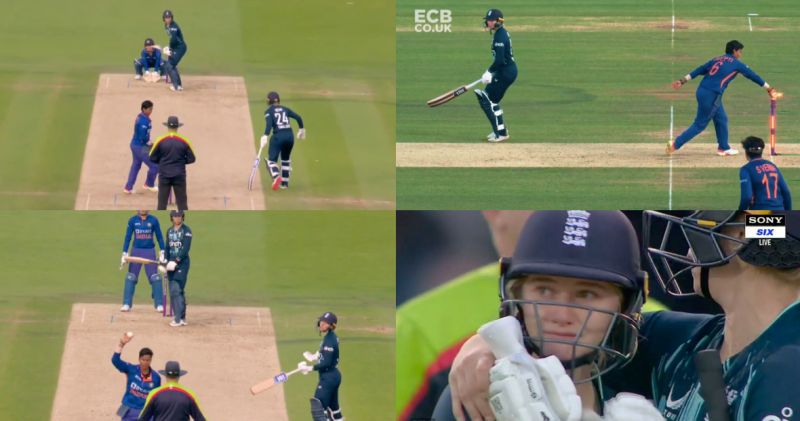 Deepti Sharma's run-out of England batter Charlotte Dean during the third ODI match at the iconic Lord's in September 2022