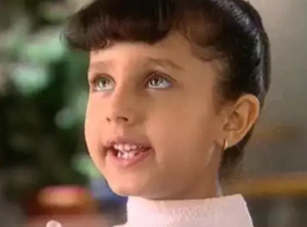 Jhanak Shukla in a scene from the television serial Karishma Ka Karishma in 2003