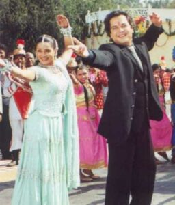 Mahesh Thakur in a scene from the Bollywood movie Hum Saath Saath Hain
