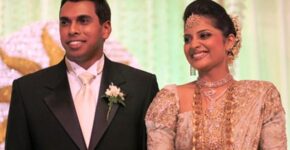 Manoj Rajapaksa at his wedding ceremony