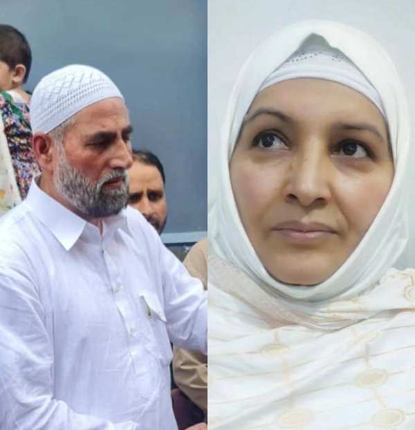 Masrat Zahra's parents