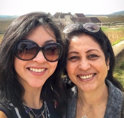 Neha Narkhede with her mother