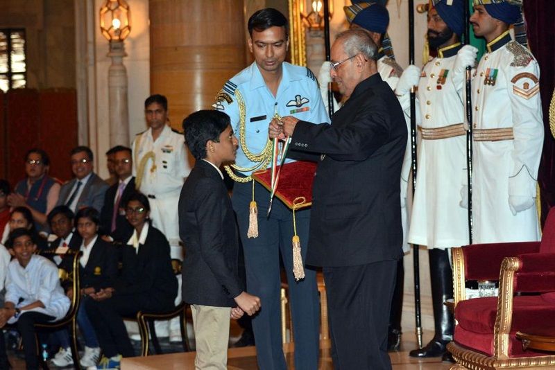 Nihal Sarin wins National Child Award For Exceptional Achievement 2016