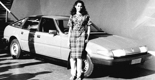 P. T. Usha with her car