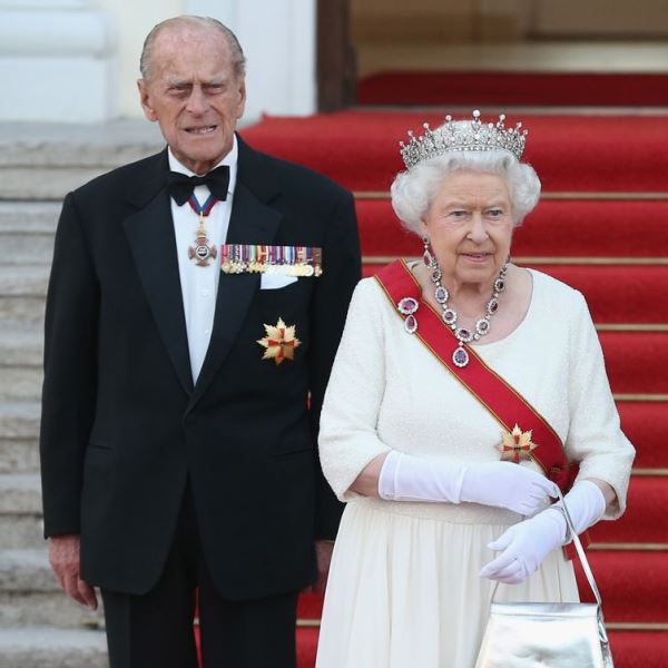 Queen Elizabeth II with her husband, Prince Philip