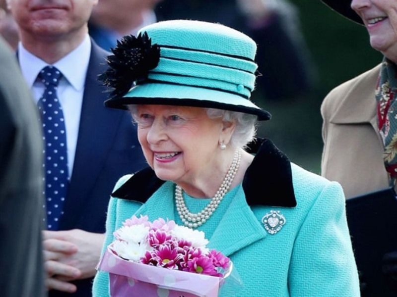 Queen Elizabeth II on her Sapphire Jubilee
