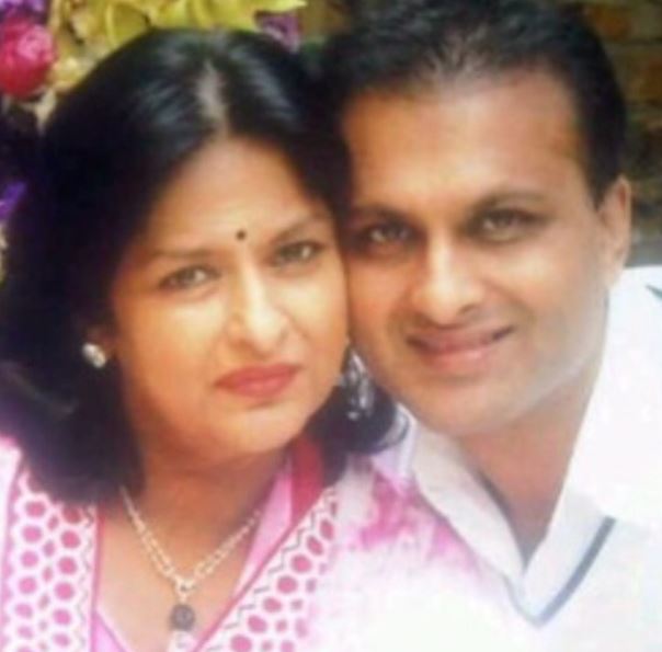 Rishi Sethia with his mother